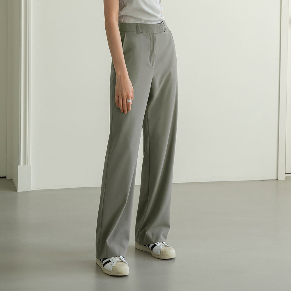 [5/3 예약발송] SIPT7050 signature summer trousers_Light khaki