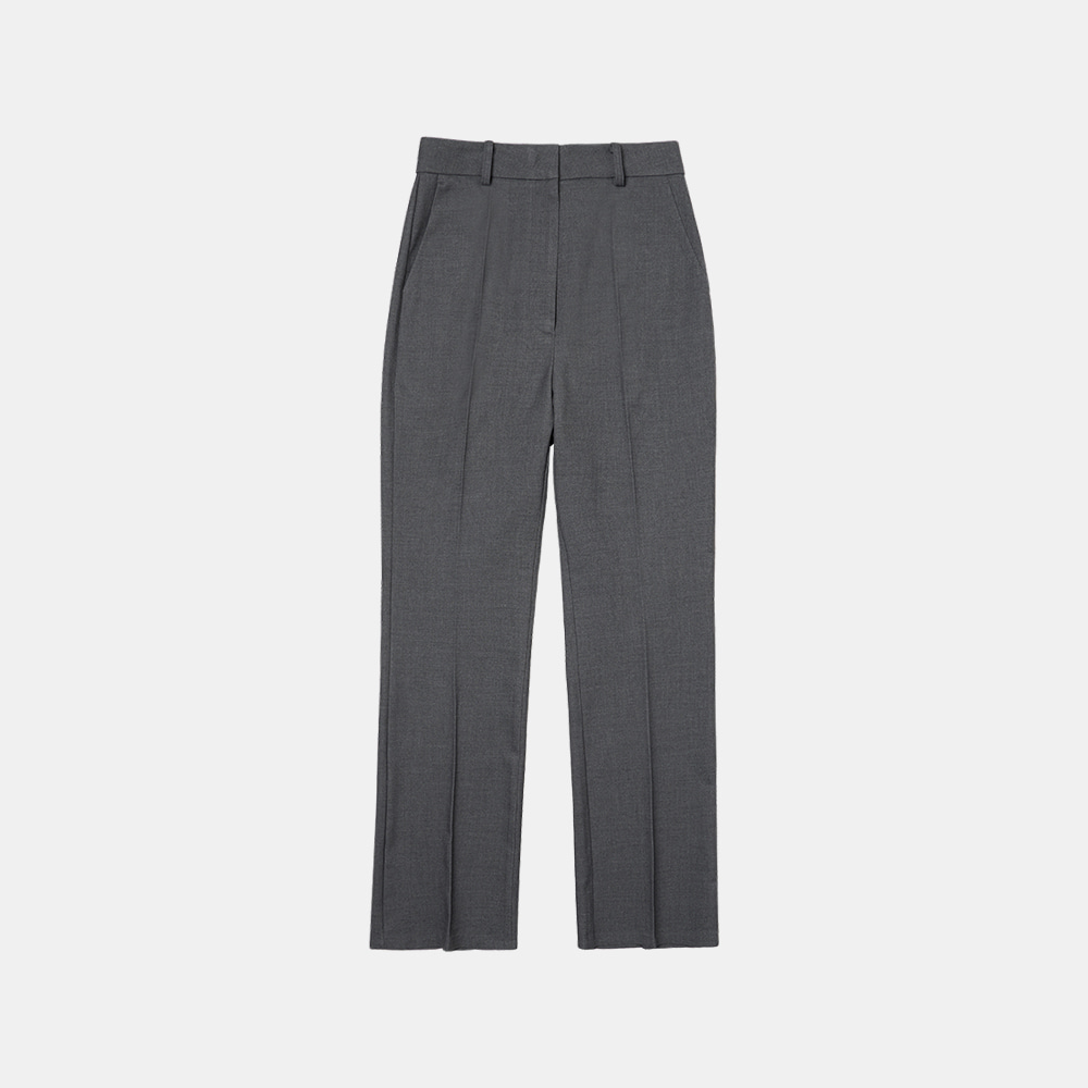 SI PT 7041 tailored boot-cut trousers_Charcoal