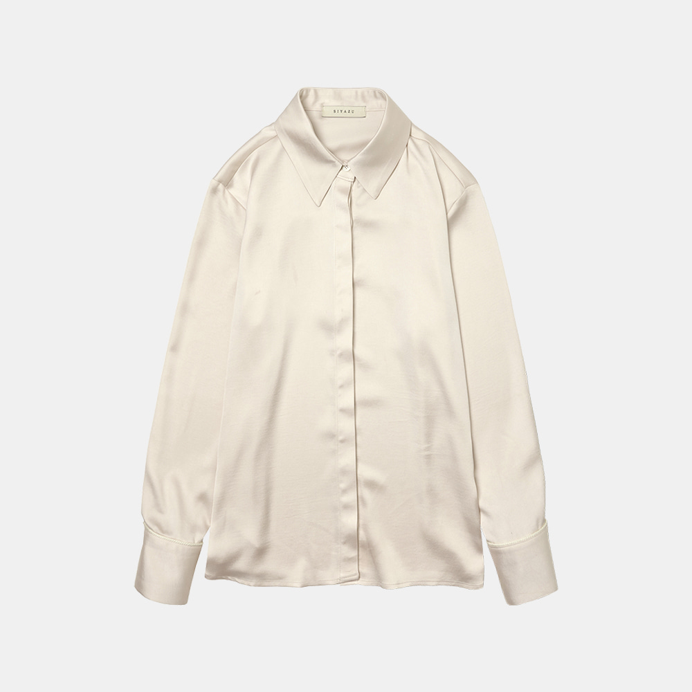 SI TP 5051 rona satin shirt_Pink beige