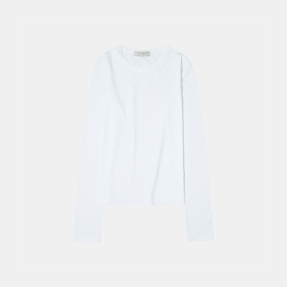 SITP5071 cotton long sleeve T-shirt_Off white